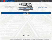 Tablet Screenshot of industryrailway.com